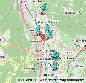 Mappa Via Ezio Maccani, 38100 Trento TN, Italia (2.25818)