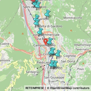 Mappa Via Ezio Maccani, 38100 Trento TN, Italia (2.235)