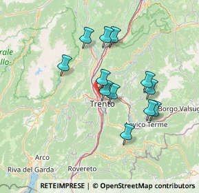 Mappa Via Ezio Maccani, 38100 Trento TN, Italia (12.10833)