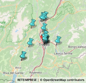 Mappa Via Ezio Maccani, 38100 Trento TN, Italia (8.17471)