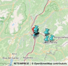 Mappa Via Ezio Maccani, 38100 Trento TN, Italia (5.89917)