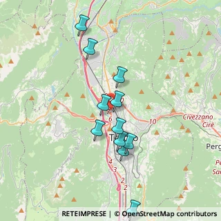 Mappa Via Ezio Maccani, 38100 Trento TN, Italia (3.44273)