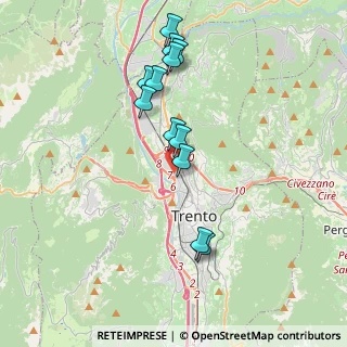 Mappa Via Ezio Maccani, 38100 Trento TN, Italia (3.55667)