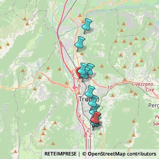 Mappa Via Ezio Maccani, 38100 Trento TN, Italia (3.26818)