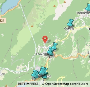 Mappa Via al Monte Gazza, 38070 Vezzano TN, Italia (3.2605)