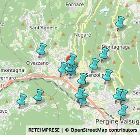 Mappa Loc.sille 1, 38045 Civezzano TN, Italia (1.99833)