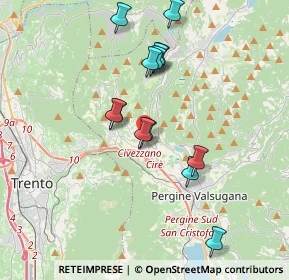 Mappa Loc.sille 1, 38045 Civezzano TN, Italia (3.38308)