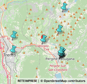 Mappa Loc.sille 1, 38045 Civezzano TN, Italia (4.11)