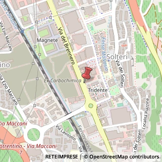 Mappa Via del Brennero, 316, 38121 Trento, Trento (Trentino-Alto Adige)