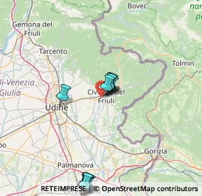 Mappa Via Santa Dorotea, 33043 Cividale del Friuli UD, Italia (20.68176)