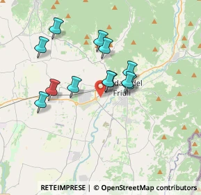 Mappa Via Santa Dorotea, 33043 Cividale del Friuli UD, Italia (2.98833)