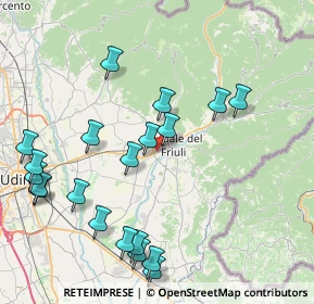 Mappa Via Santa Dorotea, 33043 Cividale del Friuli UD, Italia (9.253)