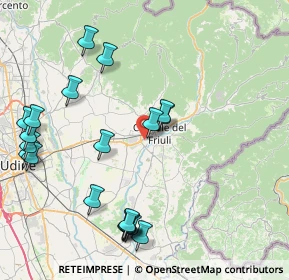 Mappa Via Santa Dorotea, 33043 Cividale del Friuli UD, Italia (9.5825)