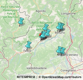 Mappa Via Caduti sul Lavoro, 32035 Santa Giustina BL, Italia (10.08083)