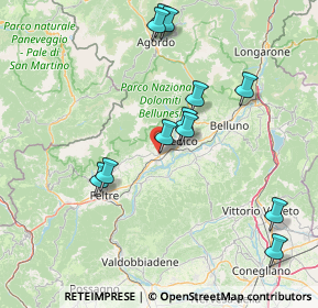 Mappa Via Caduti sul Lavoro, 32035 Santa Giustina BL, Italia (15.60083)