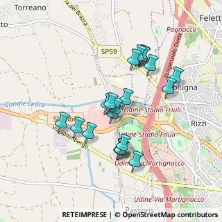 Mappa Via Cotonificio 22 - Loc, 33035 Torreano UD, Italia (0.787)