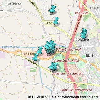 Mappa Via Cotonificio 22 - Loc, 33035 Martignacco UD, Italia (0.716)