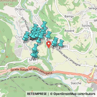 Mappa Via Fersina Avisio, 38045 Civezzano TN, Italia (0.348)