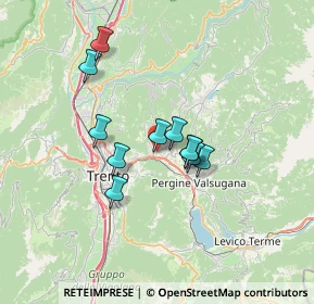 Mappa Via Fersina Avisio, 38045 Civezzano TN, Italia (5.02364)