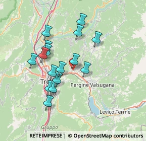 Mappa Via Fersina Avisio, 38045 Civezzano TN, Italia (6.34188)