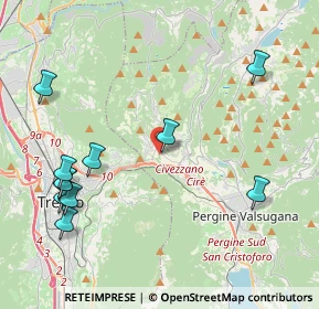 Mappa Via Fersina Avisio, 38045 Civezzano TN, Italia (4.89909)