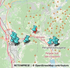 Mappa Via Fersina Avisio, 38045 Civezzano TN, Italia (4.353)