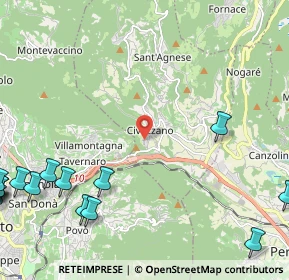 Mappa Via Sabbionare, 38045 Civezzano TN, Italia (3.7585)