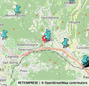 Mappa Via Sabbionare, 38045 Civezzano TN, Italia (3.361)