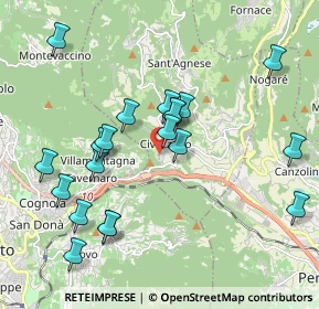 Mappa Via Sabbionare, 38045 Civezzano TN, Italia (1.976)