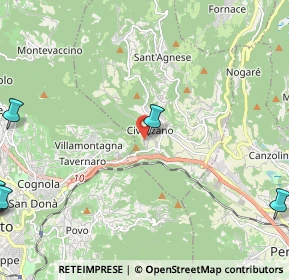 Mappa Via Sabbionare, 38045 Civezzano TN, Italia (4.2875)