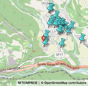 Mappa Via Sabbionare, 38045 Civezzano TN, Italia (0.4485)