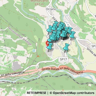 Mappa Via Sabbionare, 38045 Civezzano TN, Italia (0.31923)
