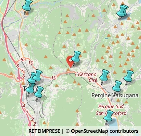 Mappa Via Sabbionare, 38045 Civezzano TN, Italia (5.5125)