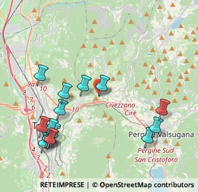 Mappa Via Sabbionare, 38045 Civezzano TN, Italia (4.58133)