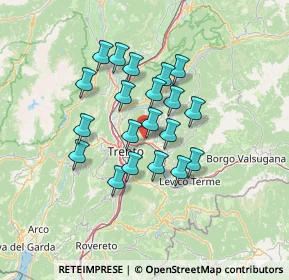 Mappa Via Sabbionare, 38045 Civezzano TN, Italia (10.661)