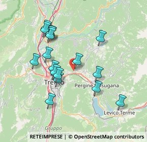 Mappa Via Sabbionare, 38045 Civezzano TN, Italia (6.98)
