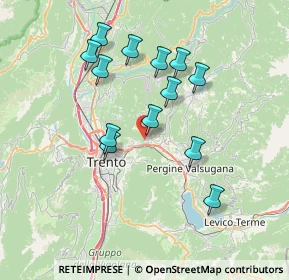 Mappa Via Sabbionare, 38045 Civezzano TN, Italia (6.64154)