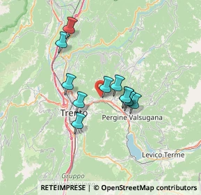 Mappa Via Sabbionare, 38045 Civezzano TN, Italia (5.07364)
