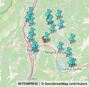 Mappa Via Sabbionare, 38045 Civezzano TN, Italia (7.23)