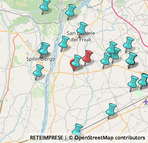 Mappa Via Centro Studi, 33030 Coseano UD, Italia (9.218)