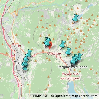 Mappa Via Sussie, 38054 Civezzano TN, Italia (4.07588)
