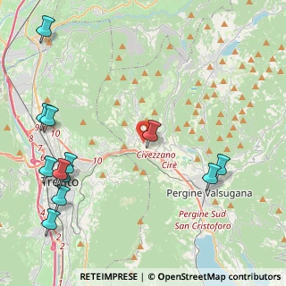 Mappa Via Sussie, 38054 Civezzano TN, Italia (5.68417)