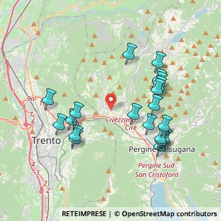 Mappa Via Sussie, 38054 Civezzano TN, Italia (3.9705)