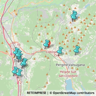 Mappa Via Sussie, 38054 Civezzano TN, Italia (5.47167)