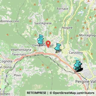 Mappa Via Sussie, 38054 Civezzano TN, Italia (2.782)
