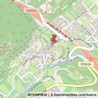 Mappa Via della Posta, 18, 38123 Cadine TN, Italia, 38100 Trento, Trento (Trentino-Alto Adige)