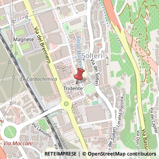 Mappa Piazza del Tridente, 16, 38121 Trento, Trento (Trentino-Alto Adige)