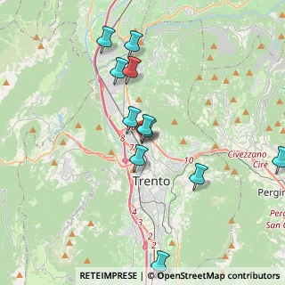 Mappa Piazza Tridente, 38121 Trento TN, Italia (3.79273)