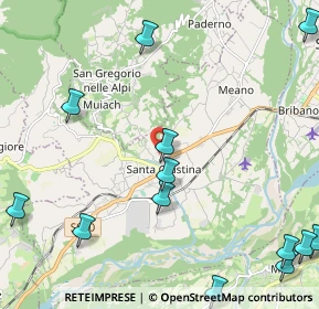 Mappa Via Caduti di Nassiriya, 32035 Santa Giustina BL, Italia (3.04769)