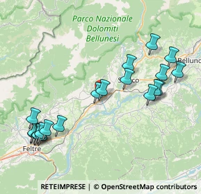 Mappa Via Caduti di Nassiriya, 32035 Santa Giustina BL, Italia (9.12)